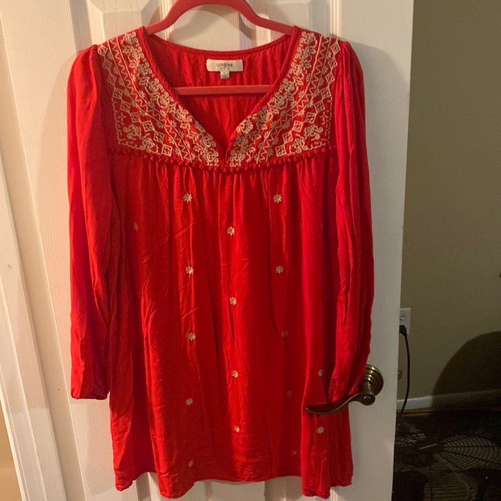 Red dress
